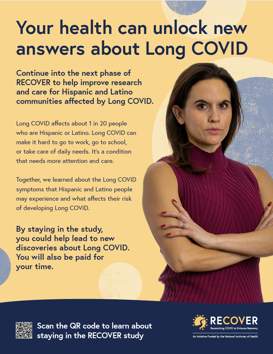 Second Phase Adult and Pregnant Women Recruitment Flyer (2 pages) for Hispanic and Latino Communities