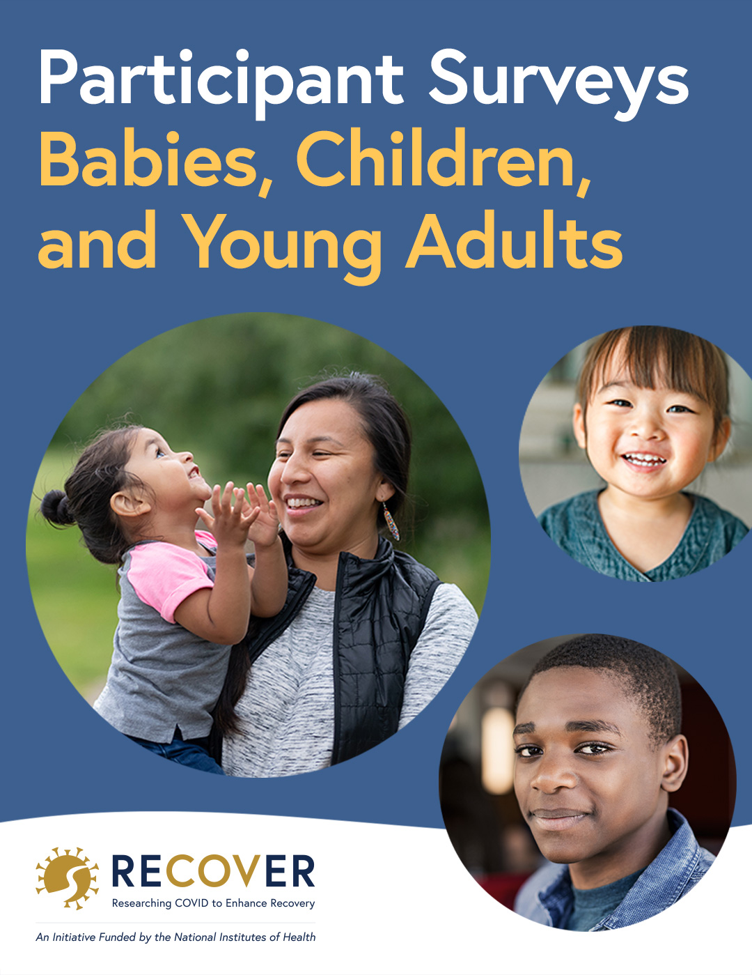 Participant Surveys for Babies, Children, and Young Adults