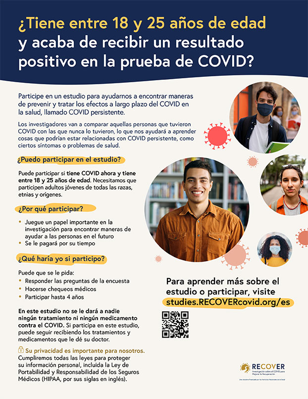 Volantes de inscripción de adultos jóvenes (1 página) para uso general