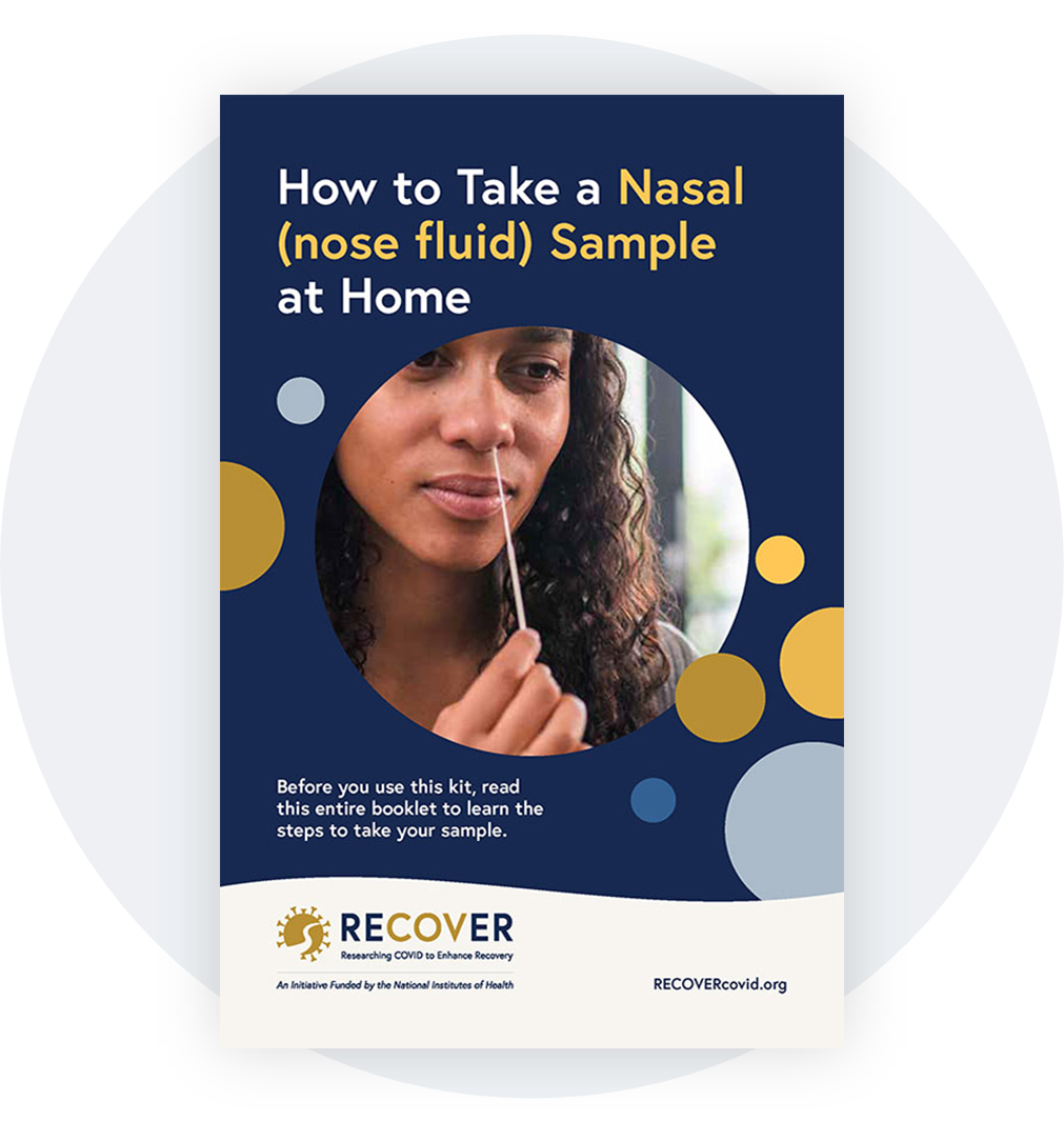 Adult Instructions to Take a Nasal Sample